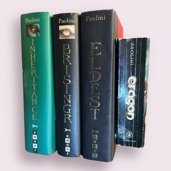 The Eragon 4 book series - Christopher Paolini 
1 paperback, 3 hardcovers - Picture 8 of 16